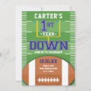 Recherche de première année invitations Fête d'anniversaire de football