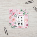 Recherche de chic bohème cartes visite Féminine