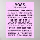 Recherche de boss posters Femme