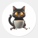 Suche nach kaffee cartoon aufkleber Katze