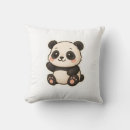 Recherche de pandas mignons coussins D'animal