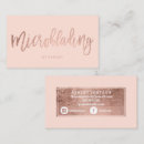 Recherche de microblading cartes visite Salon de beauté