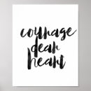 Suche nach courage poster Typografie
