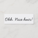 Suche nach haar mini visitenkarten Make up
