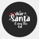 Suche nach katzen weihnachts aufkleber Ya dreckiges tier