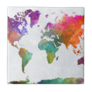 Recherche de géographie carreaux Monde