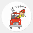 Recherche de firetruck autocollants Camion de pompiers