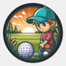 Recherche de balles de golf autocollants Garçon