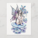 Recherche de fée bleue cartes postales Imaginaire