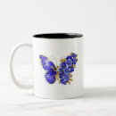 Recherche de bleu saphir tasses Papillon