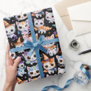 Recherche de sorcier papier cadeau Chaton