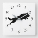 Suche nach schäferhund wanduhren Silhouette