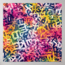 Recherche de pulvérisation posters Abstrait