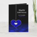 Recherche de saphir anniversaire cartes Bleu