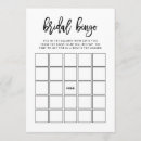 Recherche de bingo bridal shower invitations Typographie