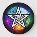 Recherche de pentagramme horloges Wiccan