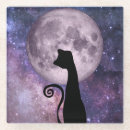Suche nach schwarze katzen untersetzer Verrückte katzenfrau
