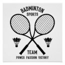 Recherche de le badminton posters Sports