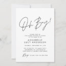 Recherche de oh boy invitations Élégant