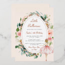 Recherche de de ballerine anniversaire invitations Rose