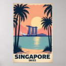 Recherche de voyage de singapour posters Baie de marina