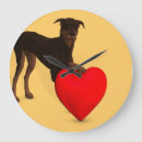 Recherche de doberman horloges Drôle