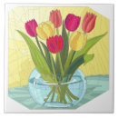 Recherche de vase de fleurs carreaux Floral