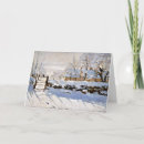 Recherche de paysage monet vœux cartes Neige