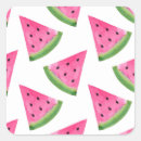 Recherche de motif pastèque autocollants Rose