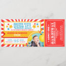 Recherche de billet de carnaval invitations Cirque