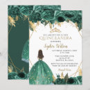 Recherche de emerald green quinceanera invitations Scintille