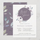 Recherche de violet bridal shower invitations Botanique