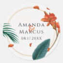 Recherche de tropical mariage autocollants Fleurs