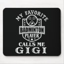Suche nach badmintonspieler mousepads Geburtstag