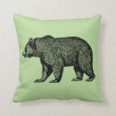Recherche de ours gris coussins Animaux