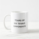 Recherche de joueur tennis tasses Drôle