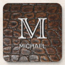 Suche nach braunes leder untersetzer Mit monogramm