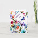 Recherche de pattes colorées vœux cartes Aquarelle