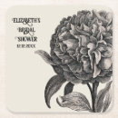 Recherche de illustrations vintages dessous de verres Botanique