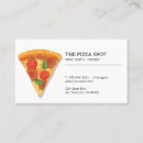 Recherche de tranches cartes visite Tranche de pizza