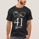 Suche nach 41 hochzeitstag tshirts Jubiläum