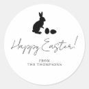 Recherche de lapin noir autocollants Simple