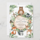 Recherche de rustic woodland baby shower invitations Forêt