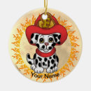 Recherche de chien dalmatien ornements Pompier