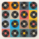 Recherche de vinyl record dessous de verres Musique