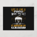 Recherche de piano queue cartes postales Clavier