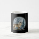 Recherche de lune loup tasses Animal