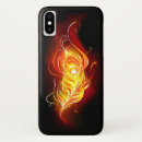 Recherche de oiseau de phoenix iphone coques Noir