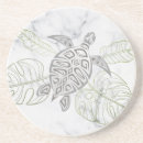 Recherche de mer dessous de verres Élégant
