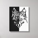 Recherche de loup noir art Sauvage